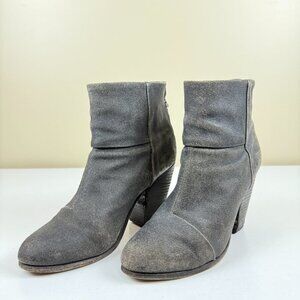 Rag & Bone Distressed Suede Ankle Boots